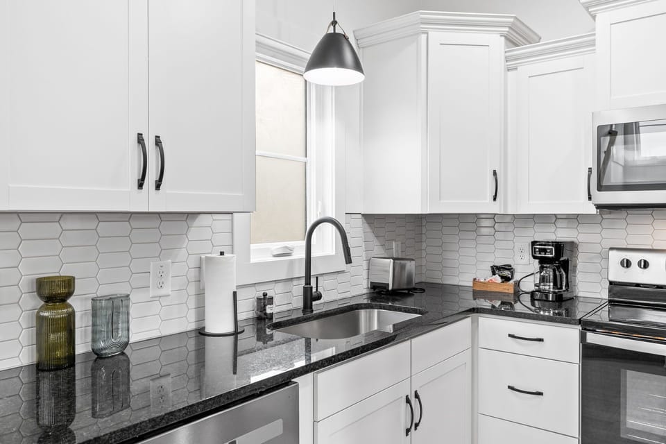 Modern touches throughout