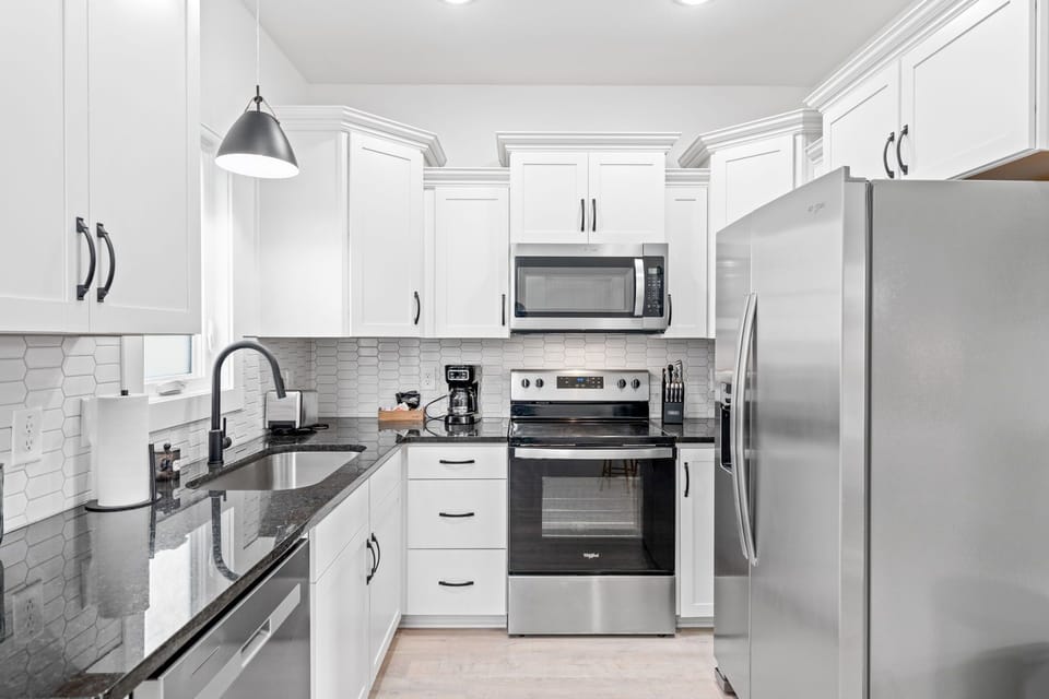 Granite and stainless steel