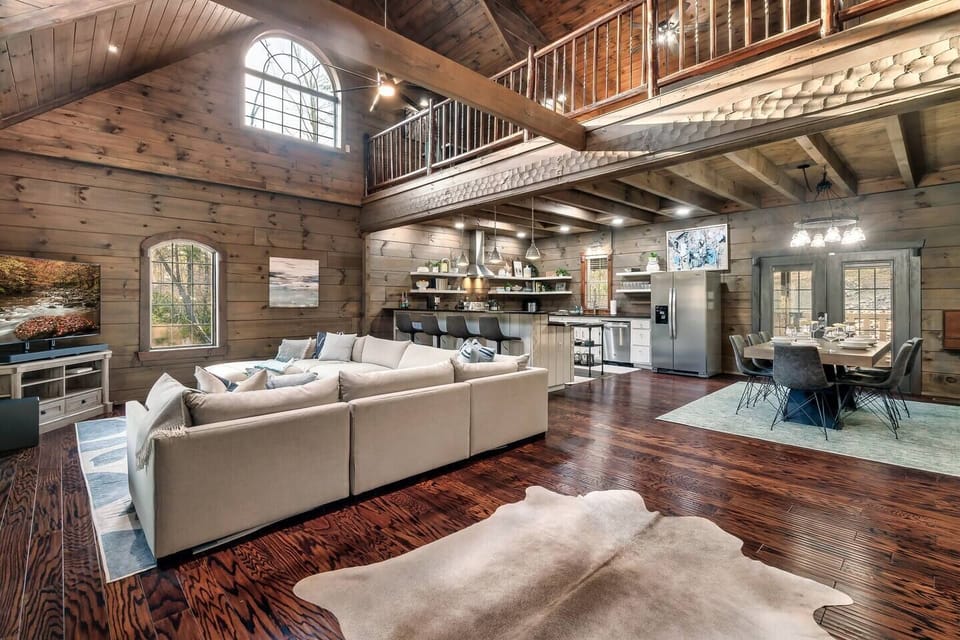 As Soon as You Enter, Youre Greeted with a Beautifully Decorated Open Concept Living Area.