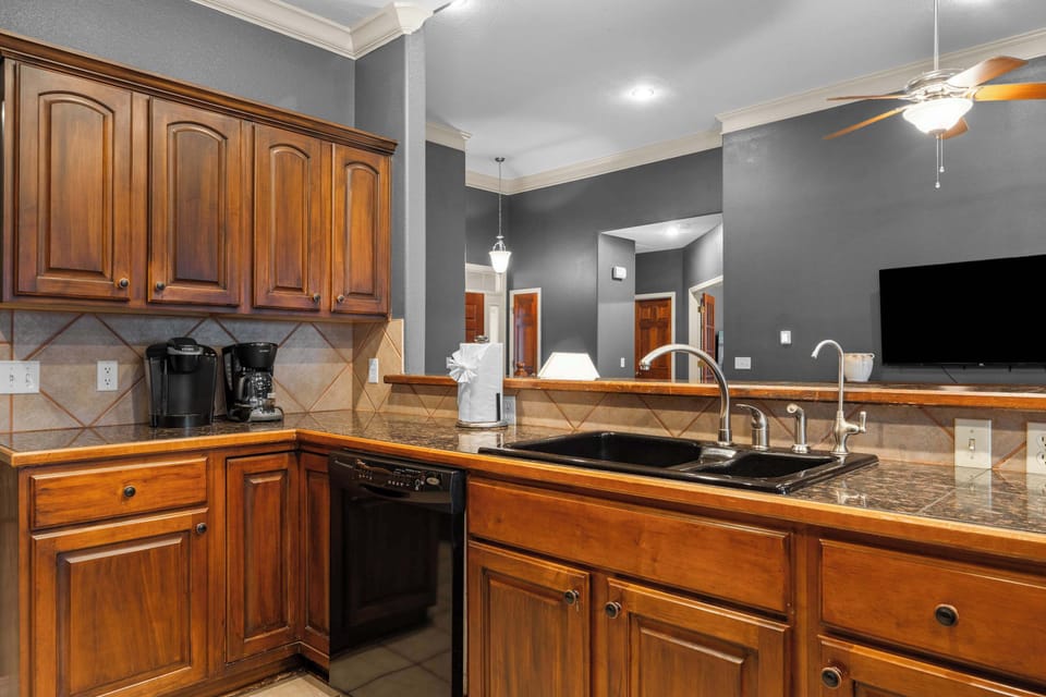 Cabinets are fully stocked with all the cookware you need to make your favorite meal!