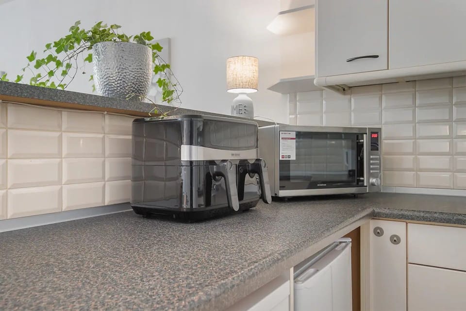 The kitchen has everything you need for a perfect meal.