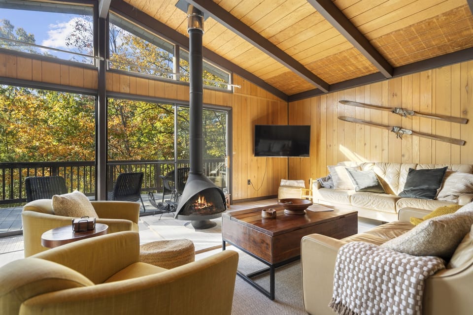 Plenty of seating in the living room for everyone to be included