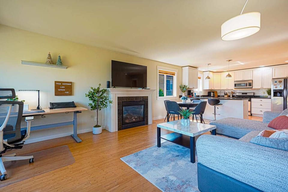 Discover the perfect spot for bonding—a spacious 2nd-floor living room seamlessly connecting to the kitchen, inviting everyone to gather and create unforgettable memories together