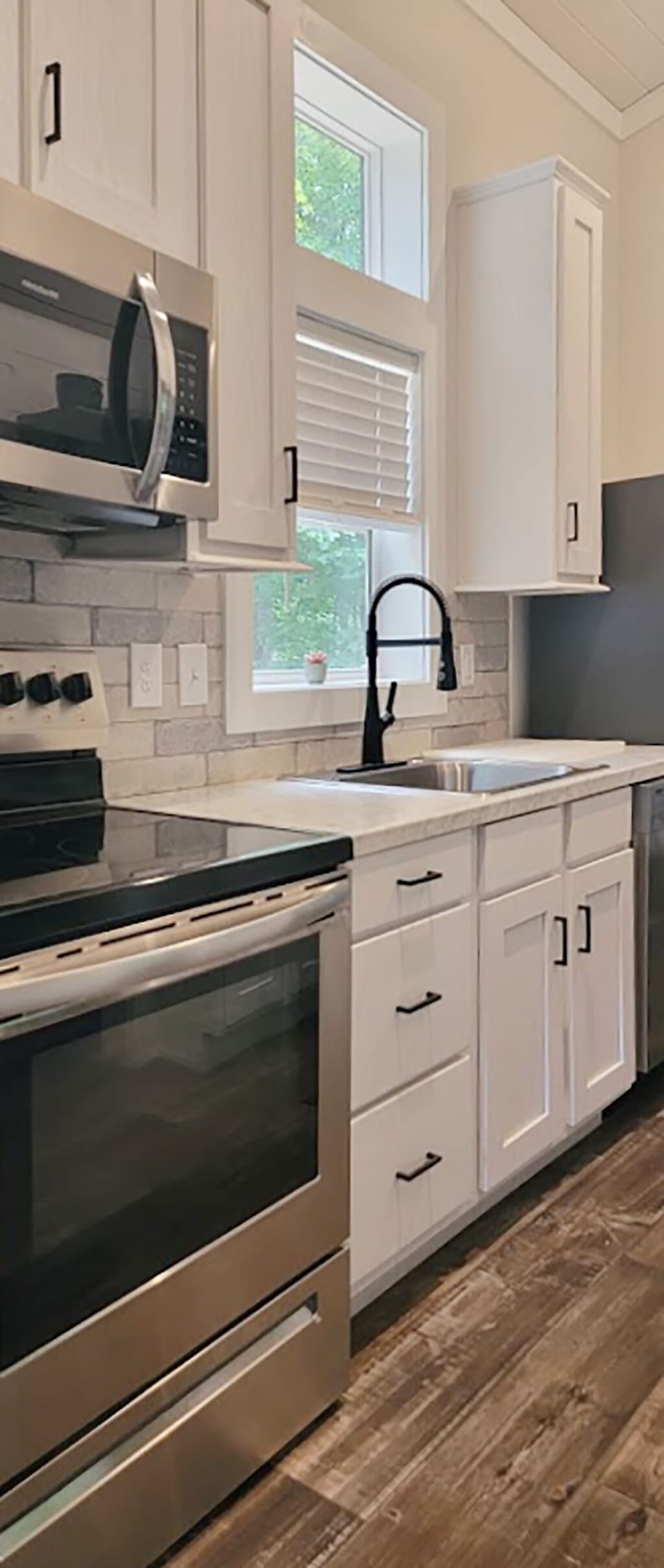 Kitchen - Kitchen area with stainless steel appliances