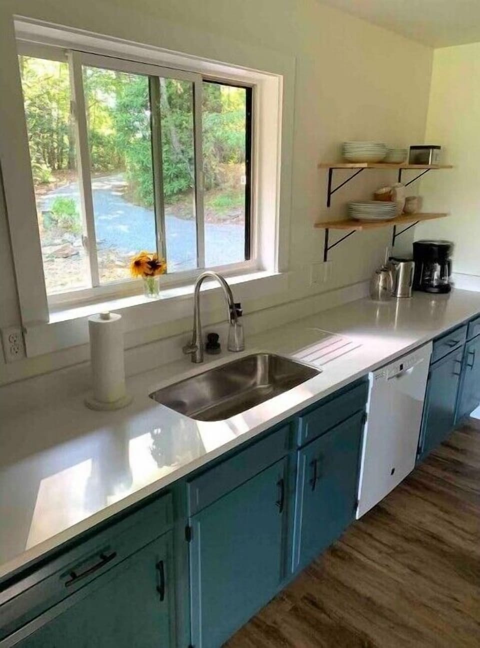 Fulled stocked kitchen.
