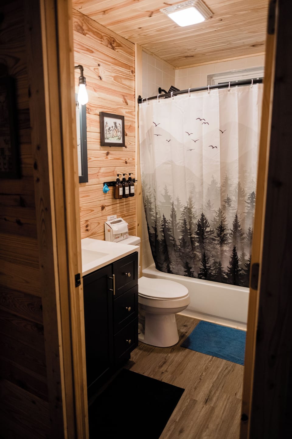 Full Bathroom includes complementary hand soap, body wash, shampoo, conditioner
