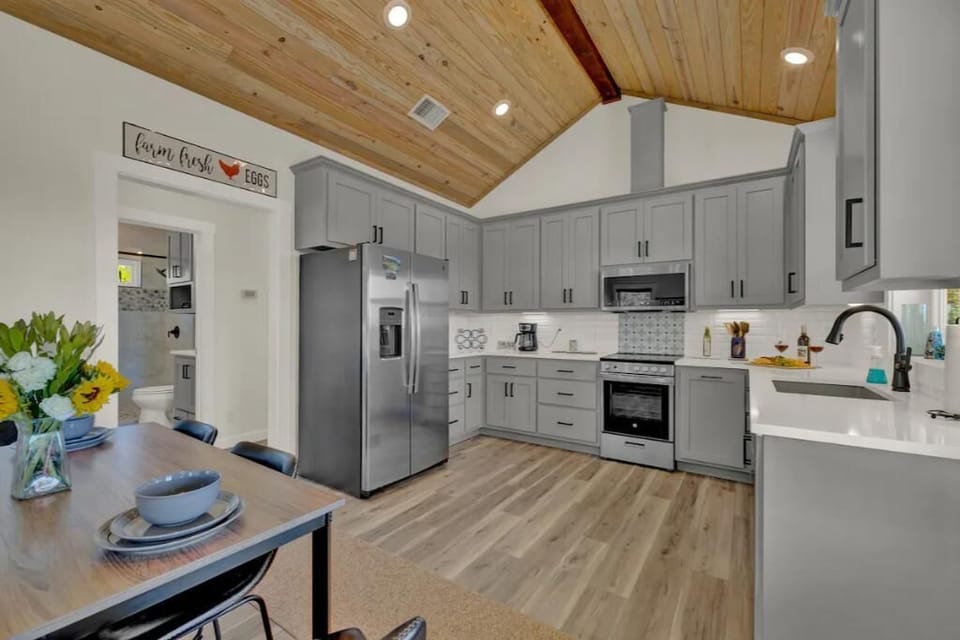 View of Kitchen from Living Room