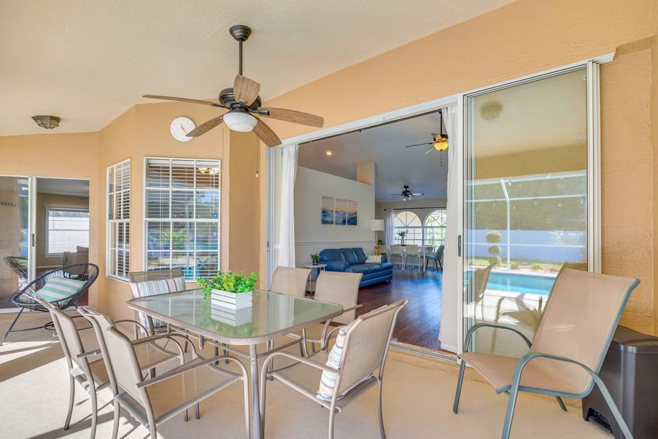 Lanai | Outdoor Dining Area | Heated Pool
