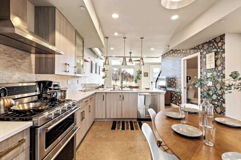 Kitchen to Living Room View