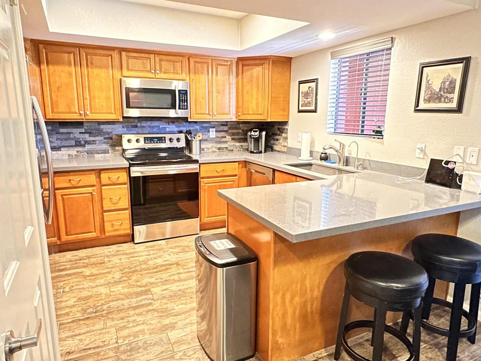 Large open kitchen.