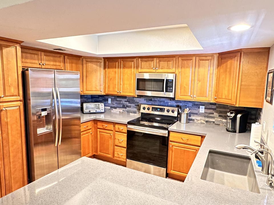 New stainless steel appliances
