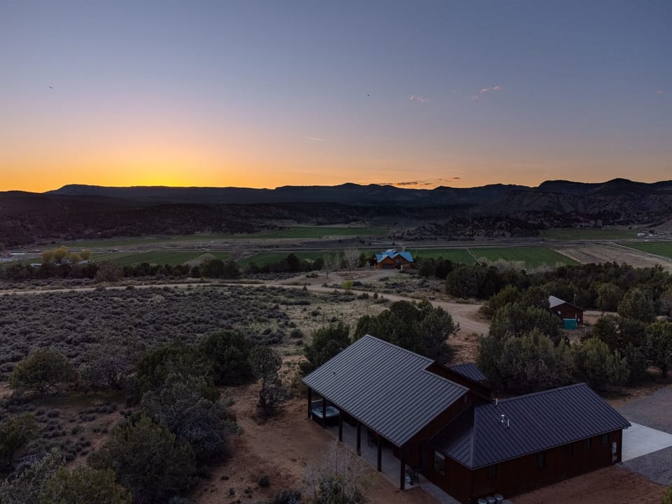 Drone with valley views