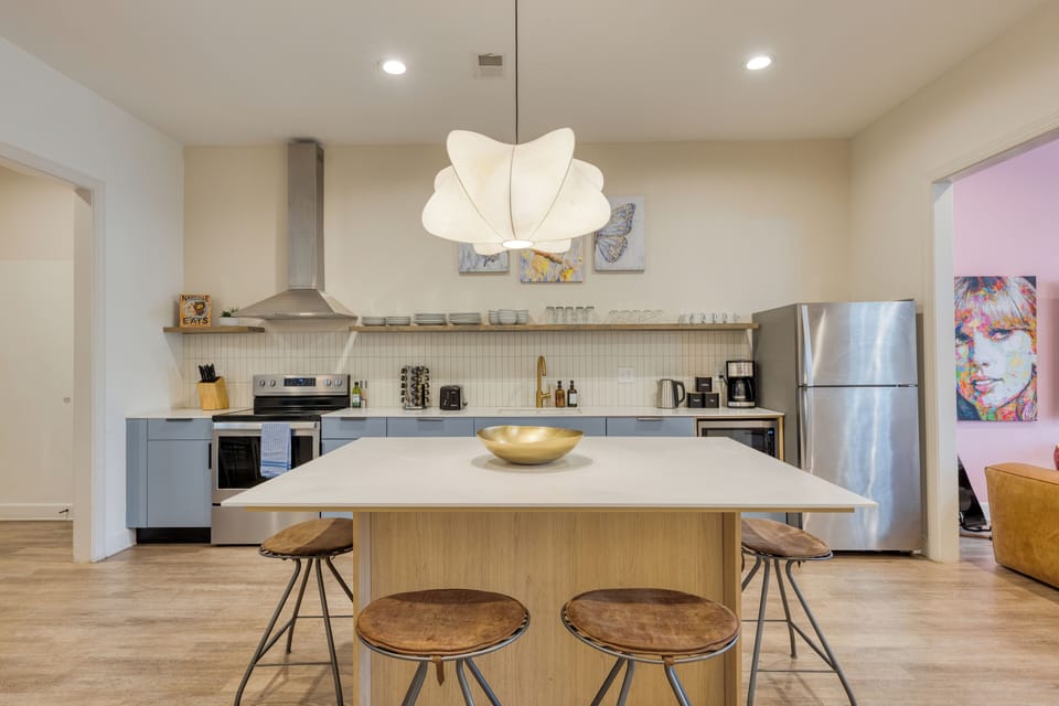 Cook like a pro in this chic, Taylor Swift-inspired kitchen.