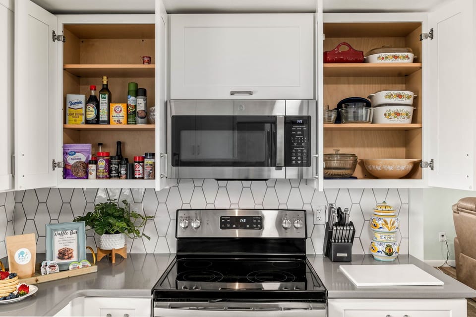 Kitchen is ready for you to create meals and memories