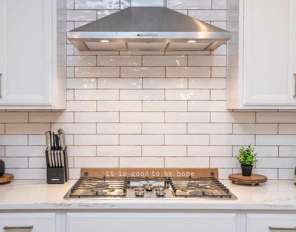 For the cooking enthusiast in your party, a top of the line gas cooktop is available.