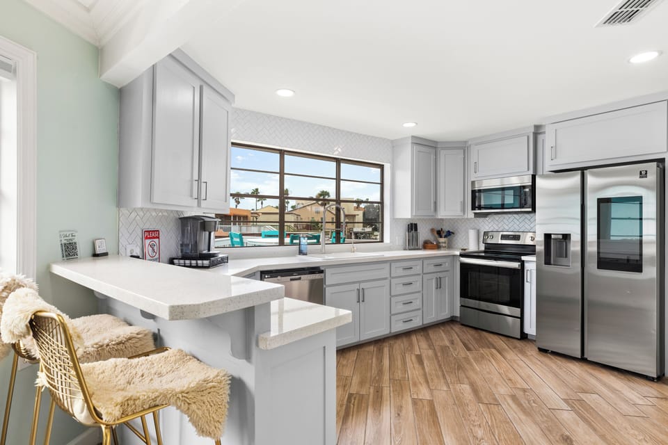 Breakfast bar seating