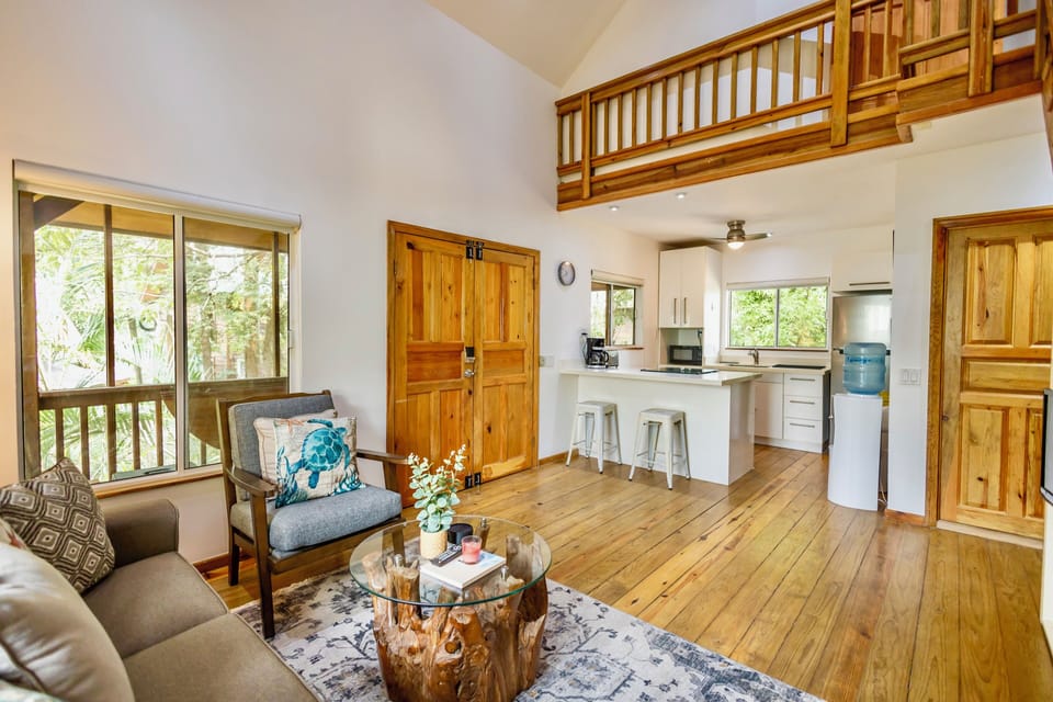 Spacious living room to relax at the end of the day with family and friends.