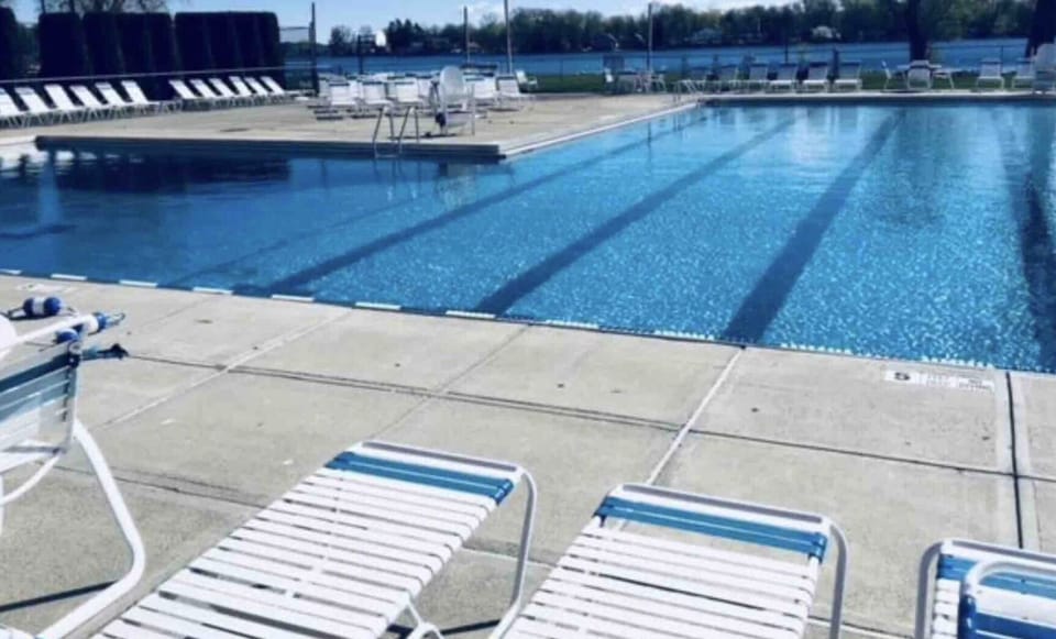 spend the afternoon by the outdoor pool