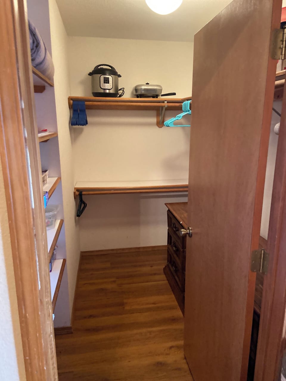 Walk in closet in bedroom 1