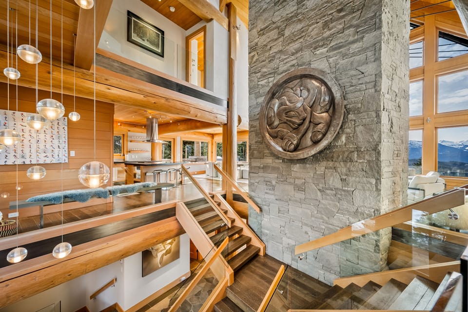 Mid-level of the home 