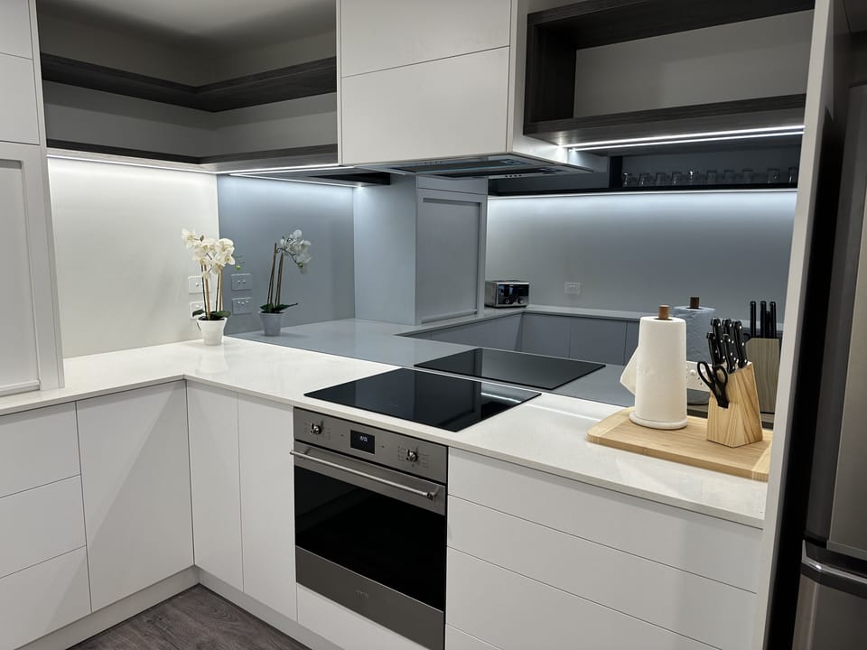 cooking area in kitchen
