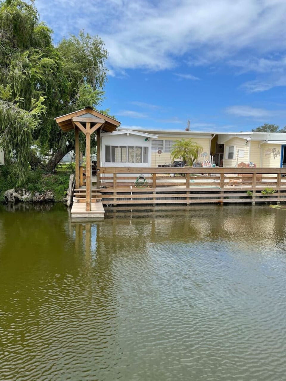 Serene lakefront views, perfect for your morning coffee or evening unwind.