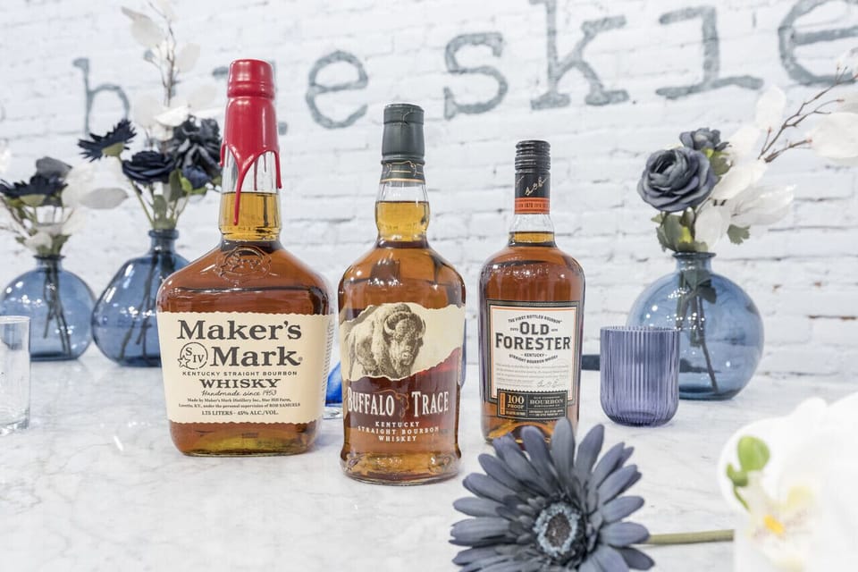 Sorry folks, bourbon is just there for the pictures!