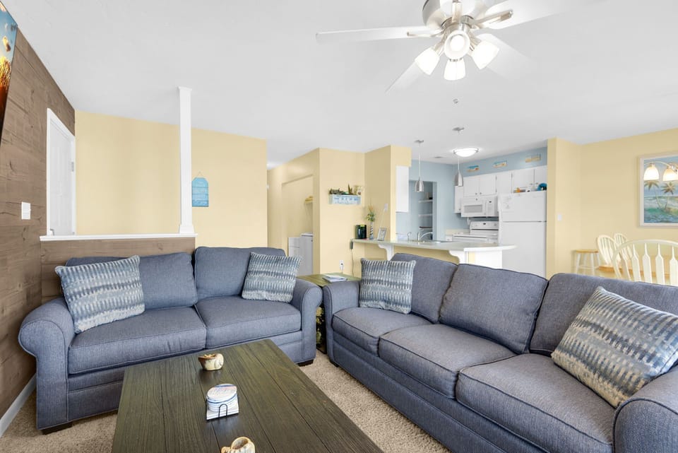 Comfortable seating in the living room