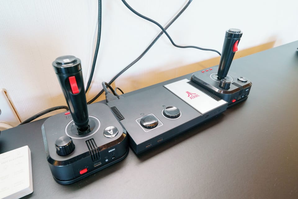 Game room with Arcade games, atari, Xbox, guitar hero, foosball, big connect four and more