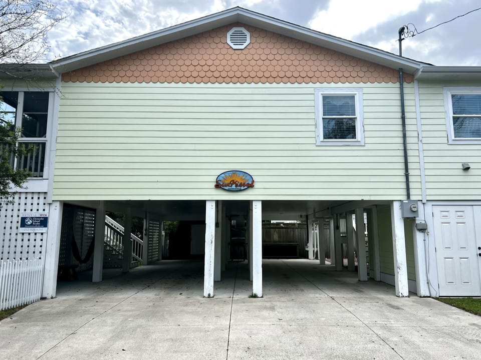 Side of House with Under House Parking
