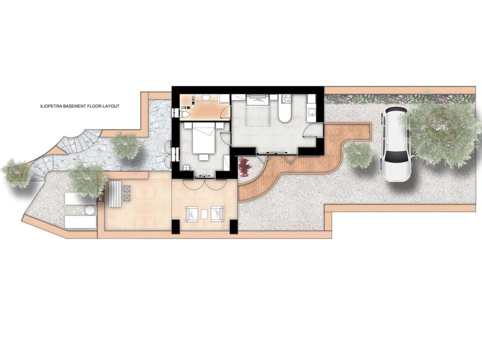 Floor plan of the second house