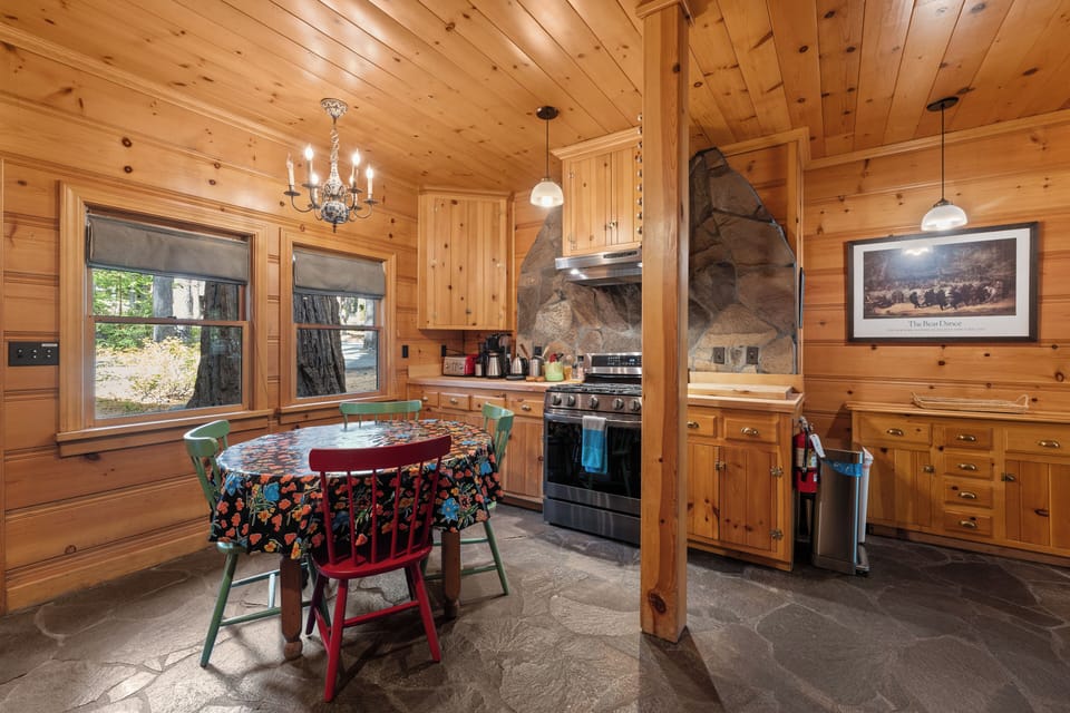 Kitchen with eating area