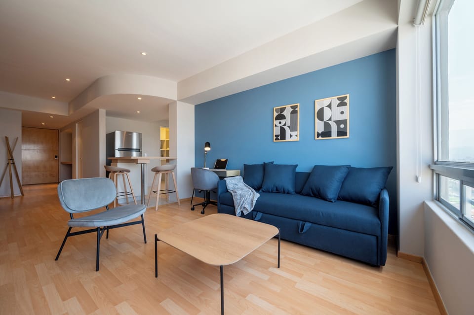 Complete living room for your comfort.


