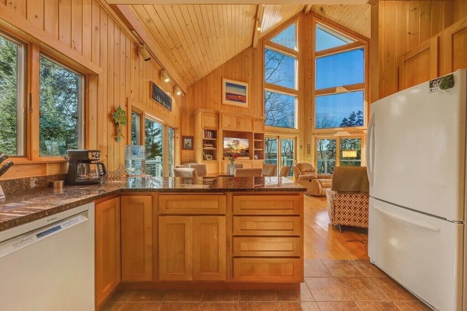 Views from the kitchen.