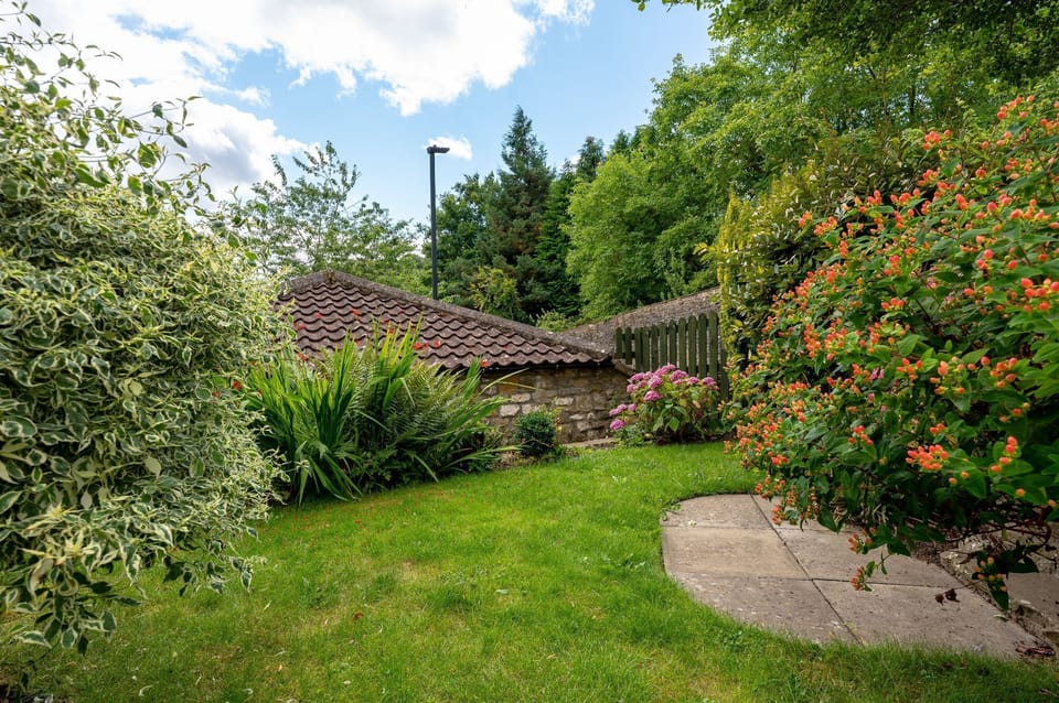 Gardens of The Old Potting Shed near Richmond, North Yorkshire.