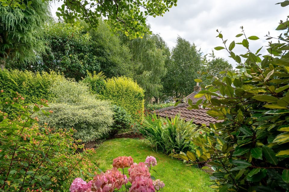 Gardens of The Old Potting Shed near Richmond, North Yorkshire.