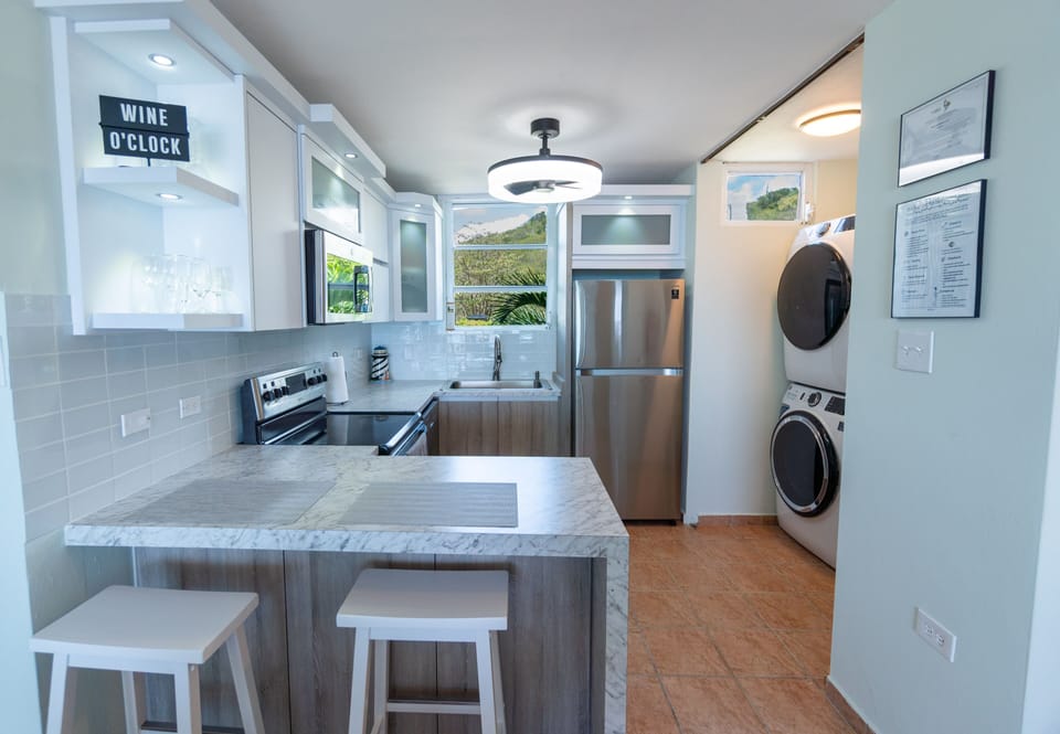 Kitchen and laundry