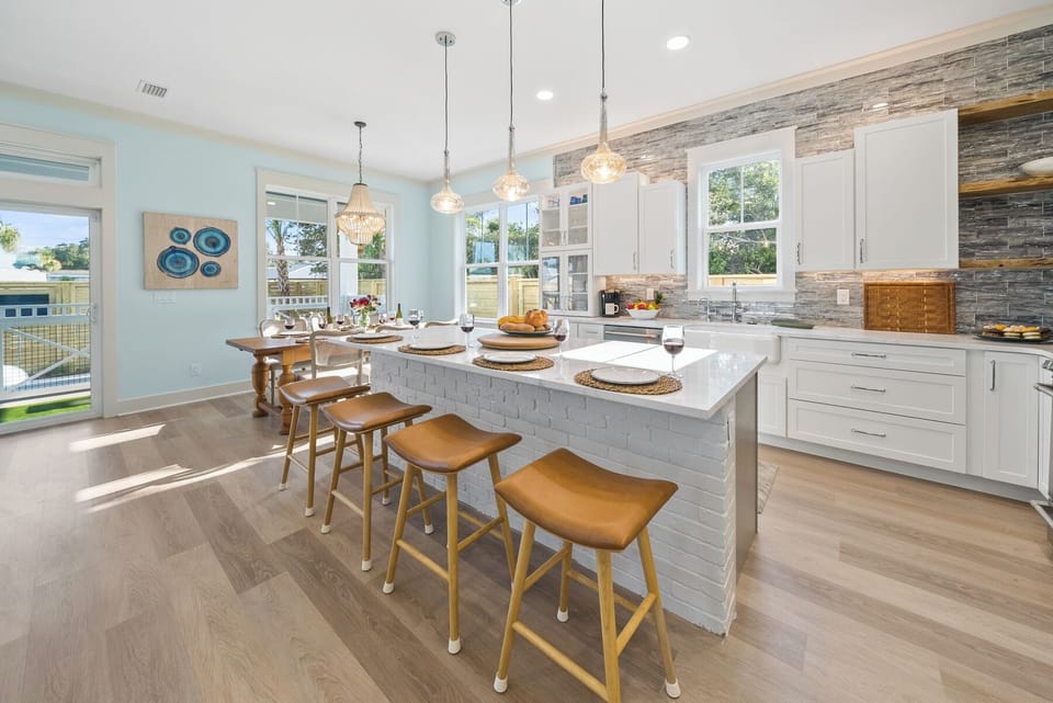 1st Floor Fully Equipped Kitchen and Dining Area