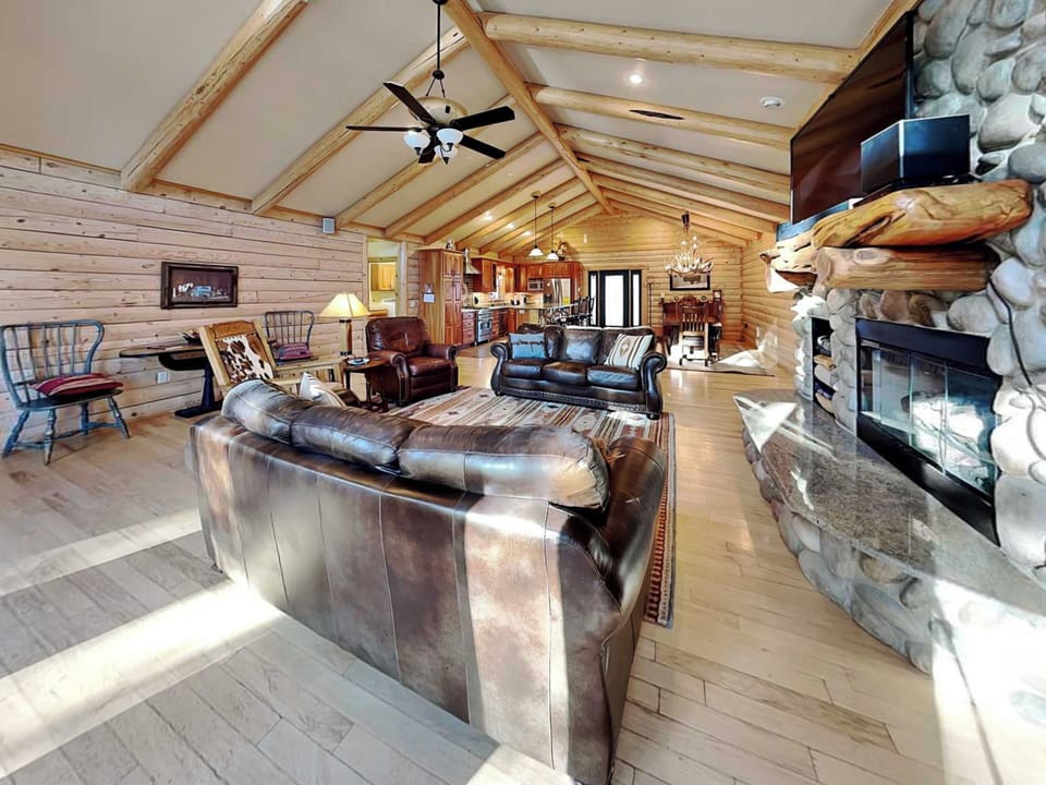 Open Concept Living Room, Kitchen, & Dining Area