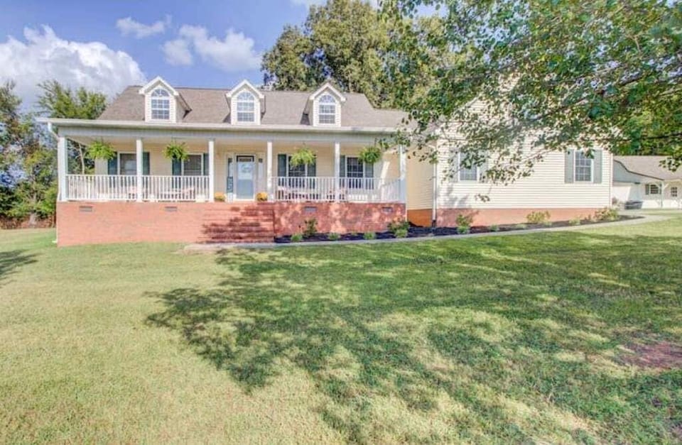 Sweet Haven is situated on over two acres, with views spanning 7 acres.
