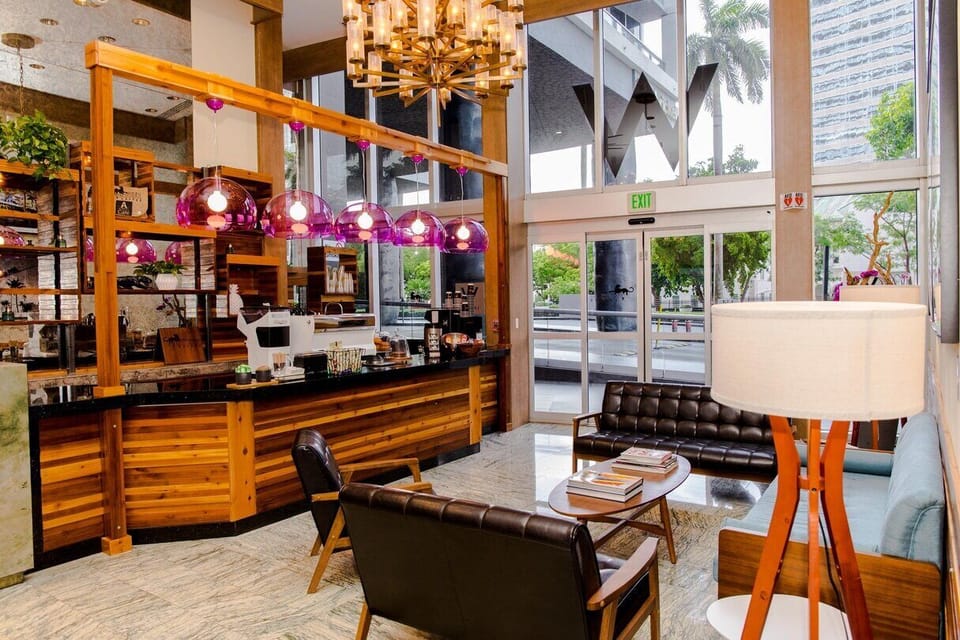 Located above W Hotel in Brickell!