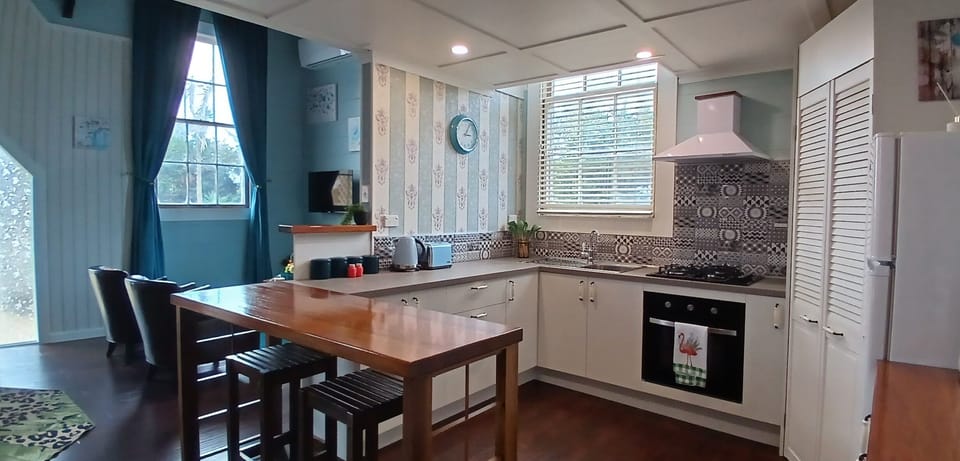 "NEW WING" [renovated] open-plan lounge-kitchen-dining-office