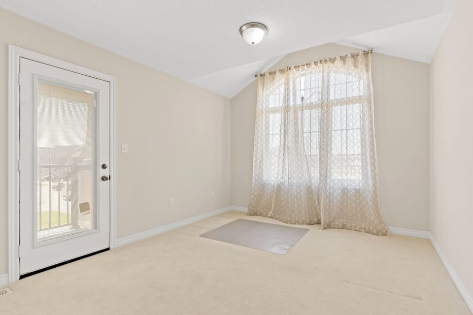 Spacious extra room 