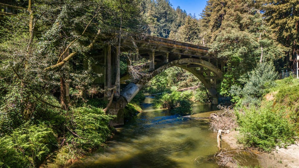 You can hear the river from the patio!