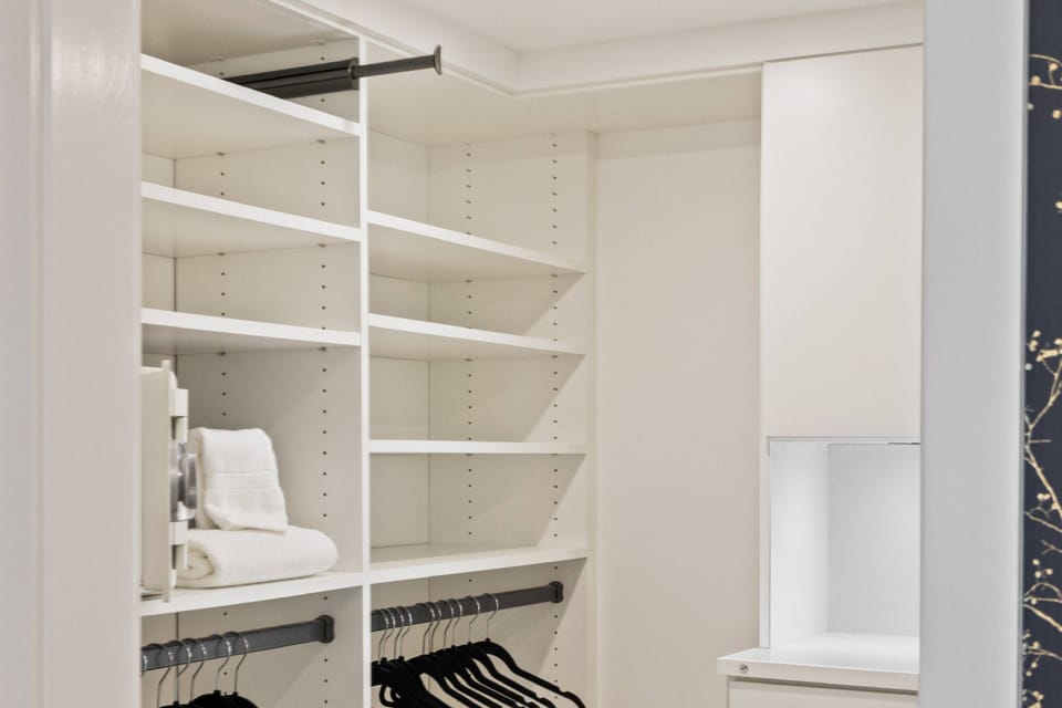 Master Bedroom Closet and Mycube Safe