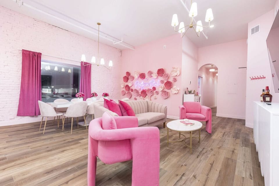 Pink chairs for everyone.