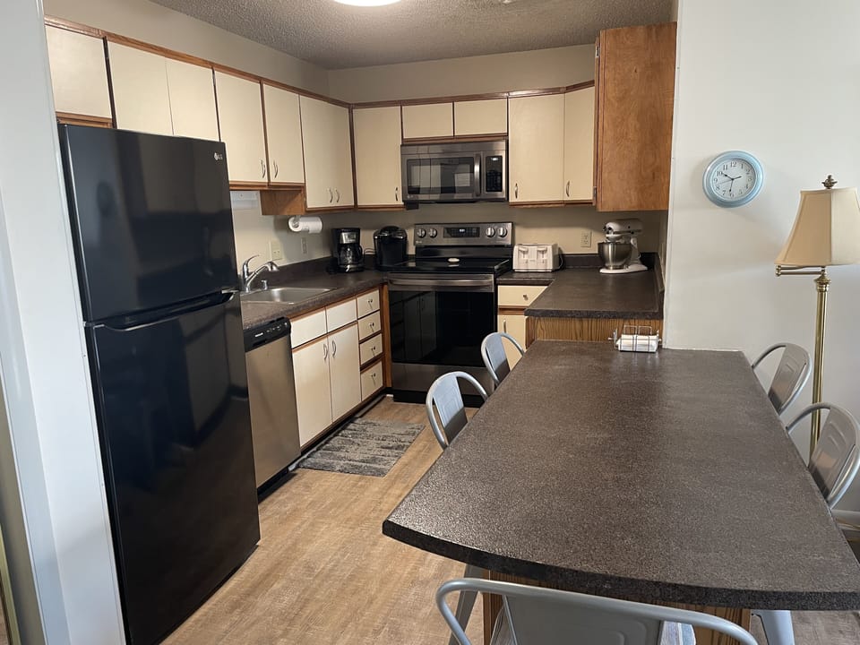 Kitchen and dining area