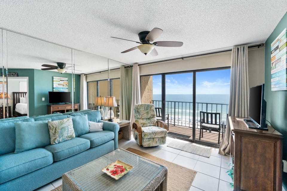 Living Area with Balcony