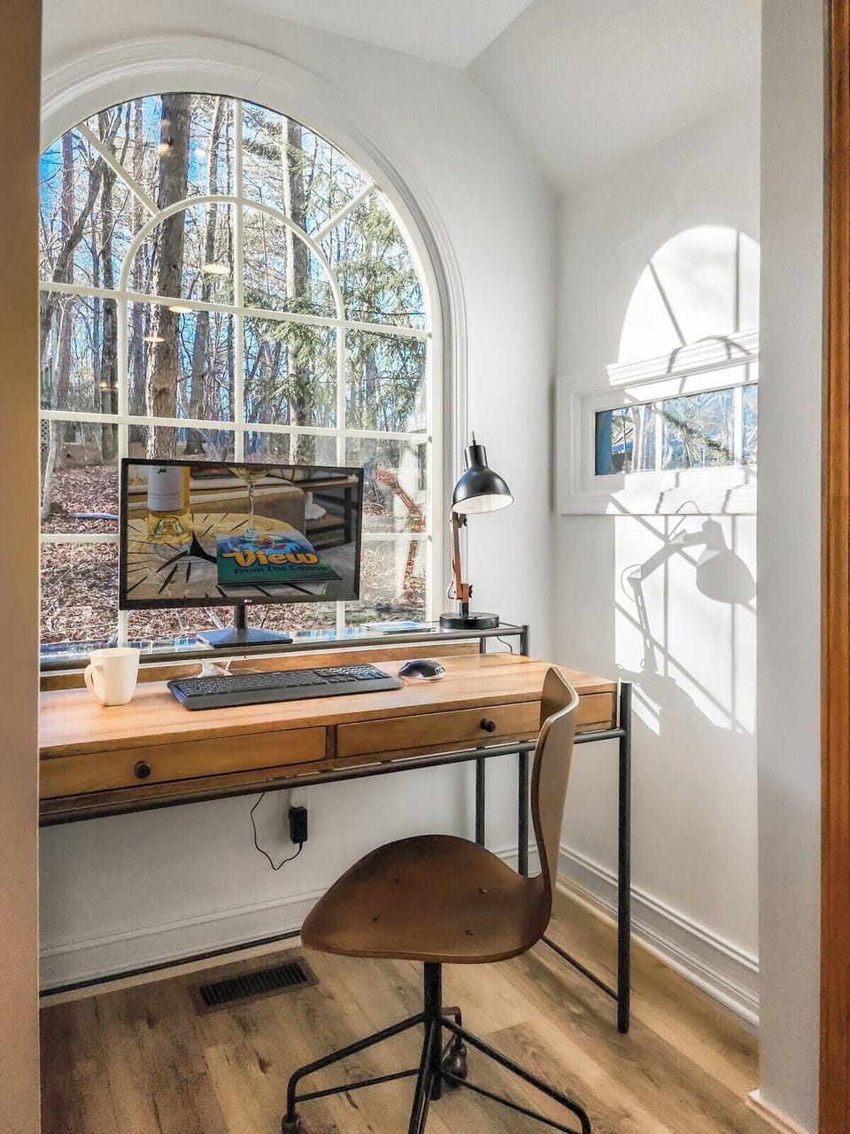 If you need to send a quick email, we have a lovely spot...