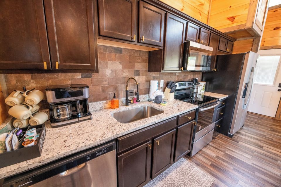 Little Slice of Heaven's fully equipped kitchen